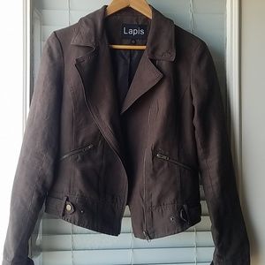 Lapis Brown Jacket for girls
